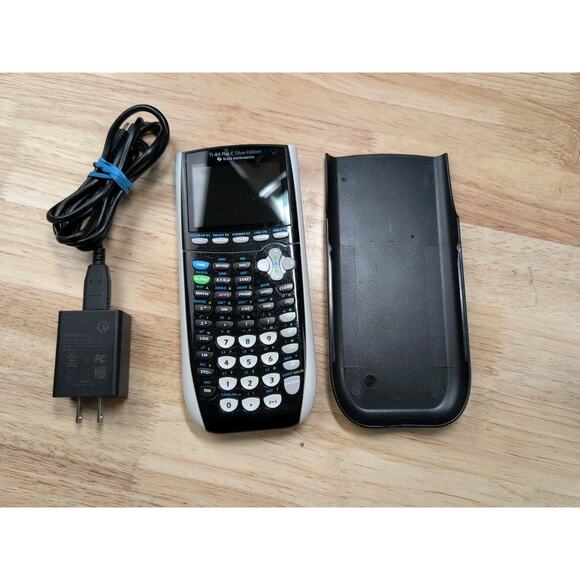 Texas Instruments TI-84 Plus C Silver Edition Graphing Calculator K-0413A White - Picture 6 of 6